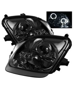 Spyder Honda Prelude 97-01 Projector Headlights LED Halo Smoke High H1 Low H1 PRO-YD-HP97-HL-SM buy in USA