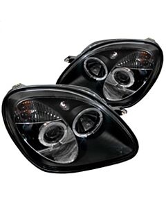 Spyder Mercedes Benz SLK 98-04 1PC Projector Halogen Model- LED Halo Blk PRO-YD-MBSLK98-1PC-HL-BK buy in USA