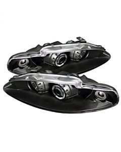 Spyder Mitsubishi Eclipse 95-96 Projector Headlights LED Halo Black High H1 Low H1 PRO-YD-ME95-HL-BK buy in USA