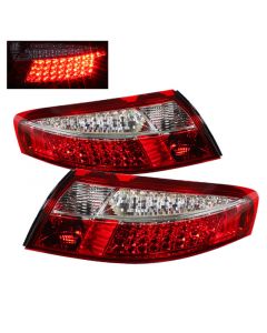 Xtune Porsche 911 996 ( Non 4S. Turbo. GT3 ) 99-04 LED Tail Lights Red Clear ALT-ON-P99699-LED-RC buy in USA