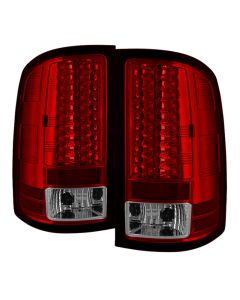 Spyder GMC Sierra 07-13 (Not 3500 Dually 4 Rear Wheels)LED Tail Lights Red Clear ALT-YD-GS07-LED-RC buy in USA