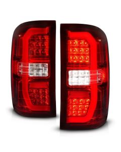 ANZO 14-18 GMC Sierra 1500 LED Taillights Red/Clear buy in USA