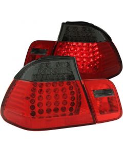 ANZO 1999-2001 BMW 3 Series E46 LED Taillights Red/Smoke 2pc buy in USA