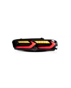 2019-2023 Chevy Camaro Velox Amber Sequential LED Taillights Gloss BLK/ Red Lens buy in USA