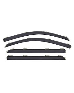 AVS 15-18 Chevy Silverado 2500 Crew Cab Ventvisor Front & Rear Window Deflectors 4pc - Smoke buy in USA