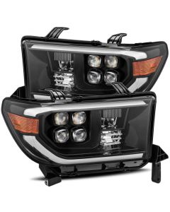 AlphaRex 07-13 Toyota Tundra (w/Lvl Adj) NOVA LED Proj Headlights Plank Alpha Blk w/Seq Signal/RDL buy in USA