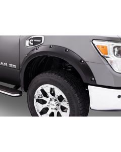 Bushwacker 16-18 Nissan Titan XD Pocket Style Flares 2pc 78.0in Bed - Black buy in USA