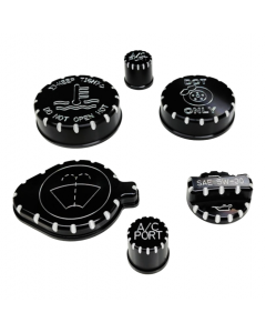 Billet Technology Ford Bronco 2.3 / 2.7 Engine Cap Cover Package 6pc Kit buy in USA