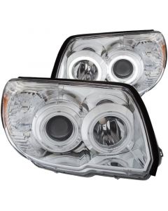 ANZO 2006-2009 Toyota 4Runner Projector Headlights w/ Halo Chrome buy in USA