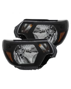 ANZO 2012-2015 Toyota Tacoma Crystal Headlights Black buy in USA