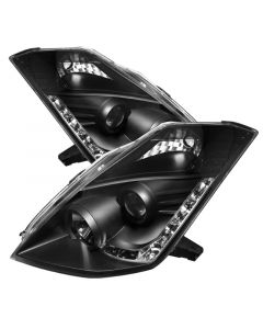 Spyder Nissan 350Z 06-08 Projector Headlights Xenon/HID Model- DRL Blk PRO-YD-N350Z06-HID-DRL-BK buy in USA