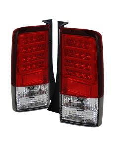 Spyder Scion XB 03-07 Version 2 LED Tail Lights Red Clear ALT-YD-TSXB03-LED-V2-RC buy in USA