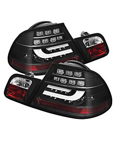 Spyder 04-06 BMW E46 2Dr (Coupe ONLY No Conv.) Lgtbar Styl LED Tail Lghts Blk ALT-YD-BE4604-LBLED-BK buy in USA