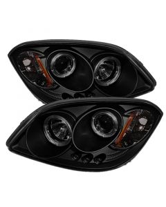 Spyder Chevy Cobalt 05-10 Projector Headlights LED Halo LED Blk Smke PRO-YD-CCOB05-HL-BSM buy in USA