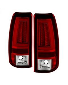 Spyder Chevy Silverado 1500/2500 99-02 Version 2 LED Tail Lights - Red Clear ALT-YD-CS99V2-LED-RC buy in USA