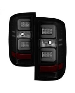 Spyder Chevy Silverado 16-17 Light Bar LED Tail Lights - Black Smoke ALT-YD-CS16-LED-BSM buy in USA