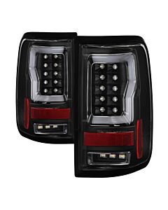 Spyder 04-08 Ford F-150 Projector Tail Lights - Light Bar DRL LED - Black ALT-YD-FF15004V2-LBLED-BK buy in USA