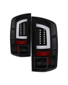 Spyder 07-09 Dodge Ram 2500/3500 V3 Light Bar LED Tail Lights - Black (ALT-YD-DRAM06V3-LBLED-BK) buy in USA