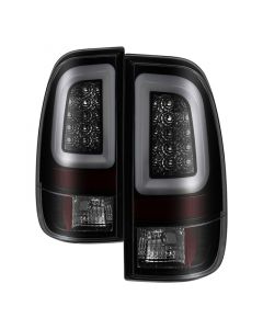 Spyder 08-16 Ford Super Duty F-250 V3 Light Bar LED Tail Lights - Blk Smoke ALT-YD-FS07V3-LBLED-BSM buy in USA