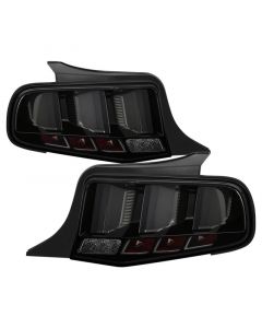 Spyder 10-12 Ford Mustang Light Bar Seq Turn Signal LED Tail Lights - Smoke ALT-YD-FM10-LED-SM buy in USA