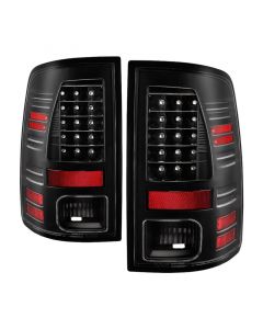 Spyder 13-18 Dodge Ram 2500/3500 LED Tail Lights LED Model Only - All Black (ALT-YD-DRAM13-LED-BKV2) buy in USA