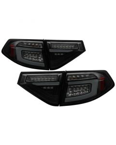 Spyder 08-14 Subara Impreza WRX Hatchback LED Tail Lights Seq Signal Blk Smoke ALT-YD-SI085D-SEQ-BSM buy in USA