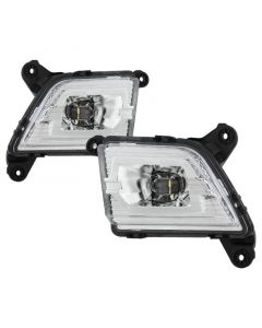 Spyder 19-20 Chevy Silverado 1500 OEM Style Full LED Fog Light w/Switch - Clear (Wont Fit RPO U12) buy in USA