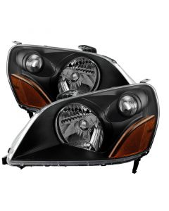 Xtune Honda Pilot 03-05 Crystal Headlights Black HD-JH-HPIL03-AM-BK buy in USA