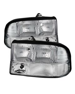 Xtune Oldsmobile Bravada 98-01 Crystal Headlights Chrome HD-JH-GS1598-AM-C buy in USA