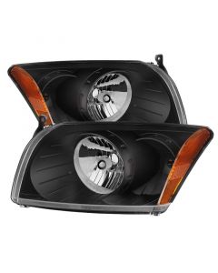 Xtune Dodge Caliber 07-12 Crystal Headlights -Black HD-JH-DCAL07-AM-BK buy in USA