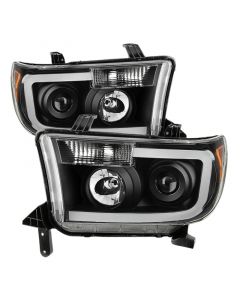 Xtune Toyota Tundra 07-13 LED Light Bar Projector Headlights Black PRO-JH-TTU07-LED-BK buy in USA