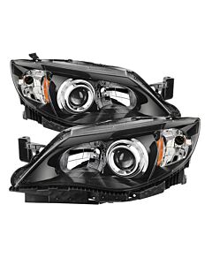 Xtune Subaru Impreza Wrx 08-14 Halogen Models Only Headlights Black HD-JH-SI08-AM-BK buy in USA