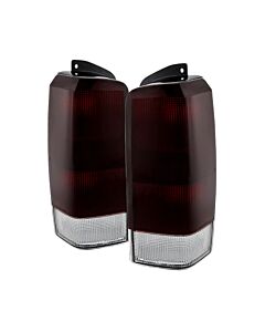 Xtune Jeep Cherokee 1997-2001 OEM Style Tail Lights Red Smoked ALT-JH-JC97-OE-RSM buy in USA