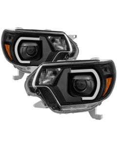 xTune Toyota Tacoma 12-15 Headlights - Light Bar DRL - Black PRO-JH-TTA12-LBDRL-BK buy in USA