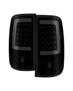 xTune 07-13 GMC Sierra 1500 LED Tail Lights - Black Smoke (ALT-ON-GS07-G2-LED-BSM) buy in USA