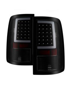 xTune 13-18 Dodge Ram 1500 (LED Model Only) LED Tail Lights - Blk Smk (ALT-ON-DRAM13V2-LBLED-BSM) buy in USA