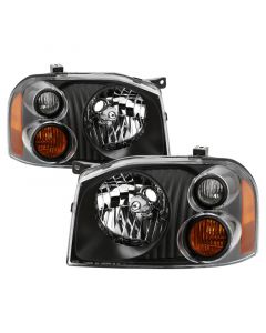 xTune 01-04 Nissan Frontier OEM Headlights - Black (HD-JH-NF01-AM-BK) buy in USA