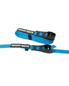 Rhino-Rack Rapid Tie Down Straps w/Buckle Protector - 5.5m/18ft - Pair - Blue buy in USA