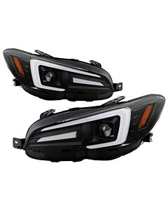 Spyder Subaru Impreza WRX 15-20 Halogen High-Power LED Headlights- Black PRO-YD-SWRX15HALAP-SBSEQ-BK buy in USA