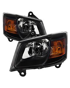 xTune Dodge Grand Caravan 08-10 OEM Style Headlights-Black HD-JH-DGC08-AM-BK buy in USA