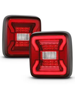 ANZO 18-19 Jeep Wrangler JL LED Taillights Black buy in USA