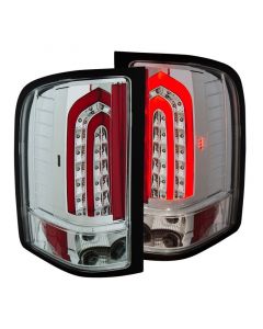 ANZO 2007-2013 Chevrolet Silverado 1500 LED Taillights Chrome buy in USA