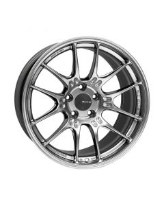 Enkei GTC02 18x9.5 5x114.3 15mm Offset 75mm Bore Hyper Silver Wheel buy in USA