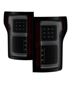 Spyder 15-17 Ford F-150 LED Tail Lights (w/Blind Spot) - Black Smoke (ALT-YD-FF15015BS-LBLED-BSM) buy in USA