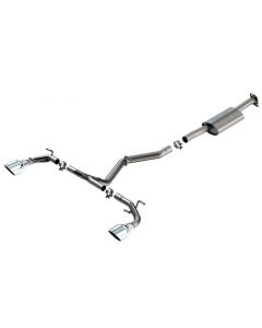 Borla 22-23 Subaru BRZ/Toyota GR86 2.4L RWD AT/MT S-Type Catback Exhaust - Polished Tips buy in USA