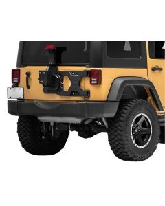 Officially Licensed Jeep 07-18 Jeep Wrangler JK HD Tire Carrier w/ Mount and Jeep Logo buy in USA