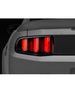 Raxiom 10-12 Ford Mustang Vector V2 LED Tail Lights - Gloss Black Housing (Clear Lens) buy in USA