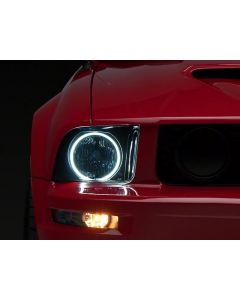 Raxiom 05-09 Ford Mustang GT V6 Axial Series CCFL Halo Projector Headlight- Blk Housing (Smkd Lens) buy in USA