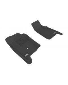 3D MAXpider 1998-2011 Ford Ranger Regular Cab/Supercab Kagu 1st Row Floormat - Black buy in USA