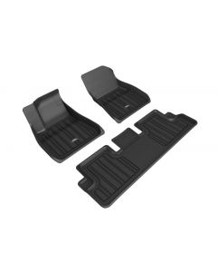 3D MAXpider 2018-2019 Tesla Model 3 Kagu 1st Row Floormat - Black buy in USA